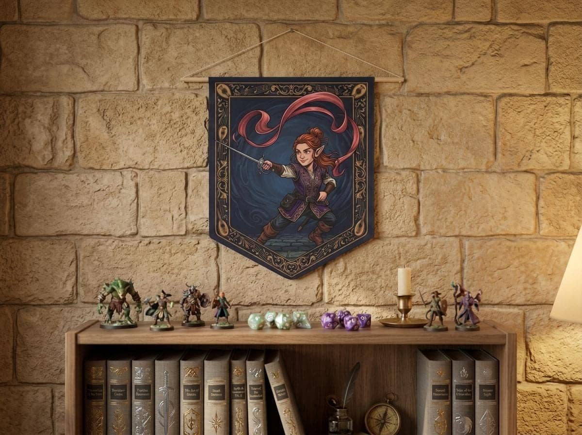 Gnome Swords Bard Pennant
