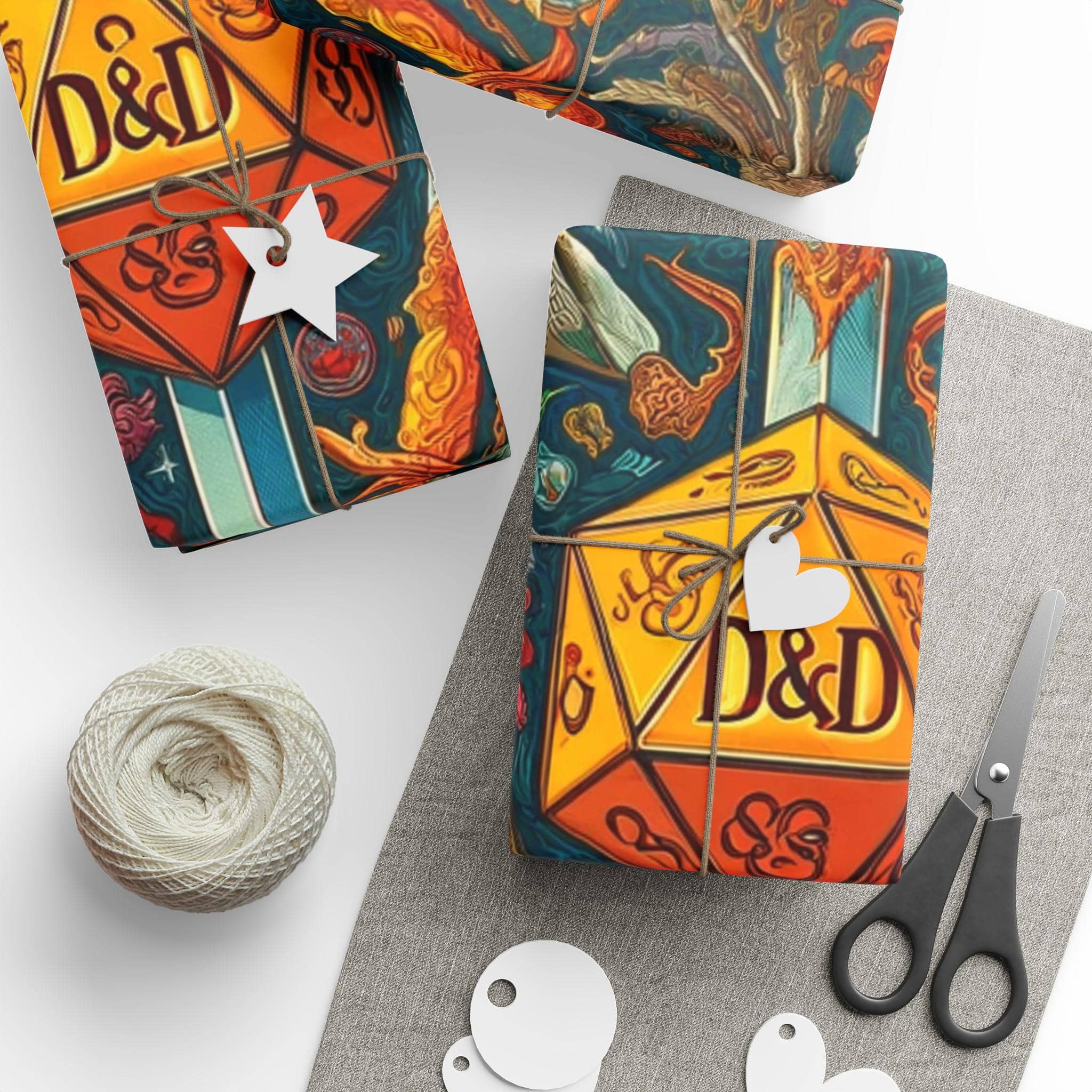 Large Dice Wrapping Paper wrapping paper, photo 4 of 10