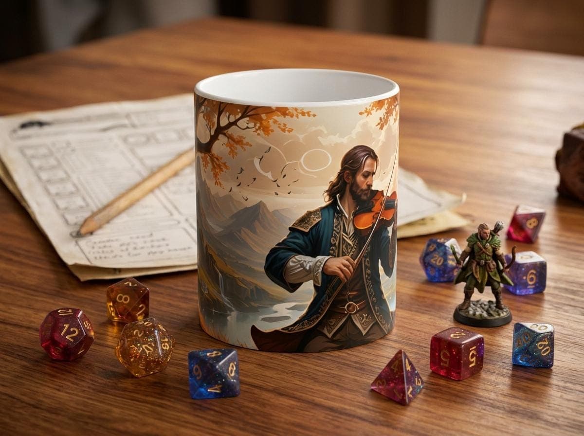Bard's Lute Mug