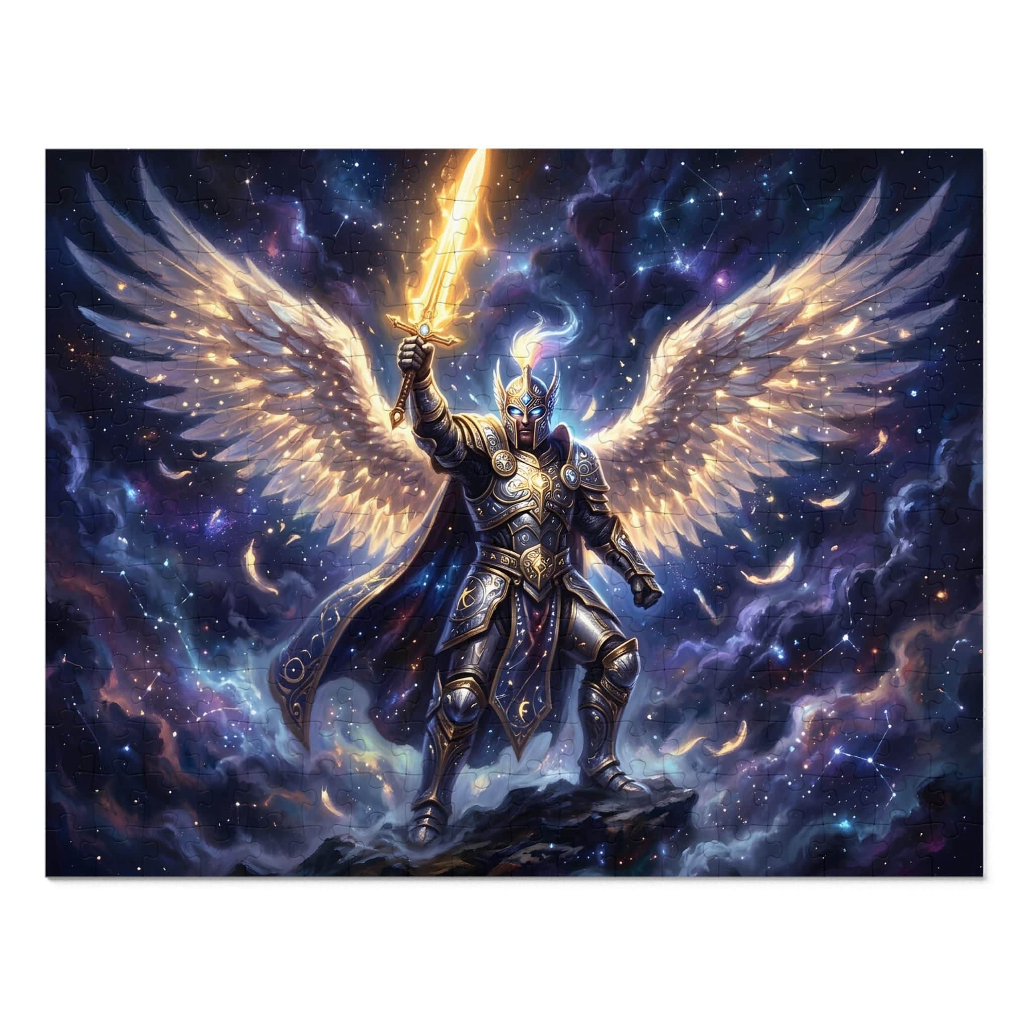 DnD Paladin Jigsaw Puzzle with Tin