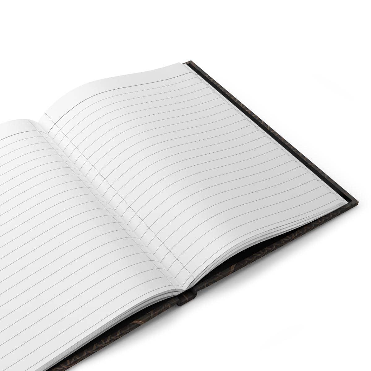 Hardcover ruled fantasy campaign journal designed as an ancient pact tome, opened