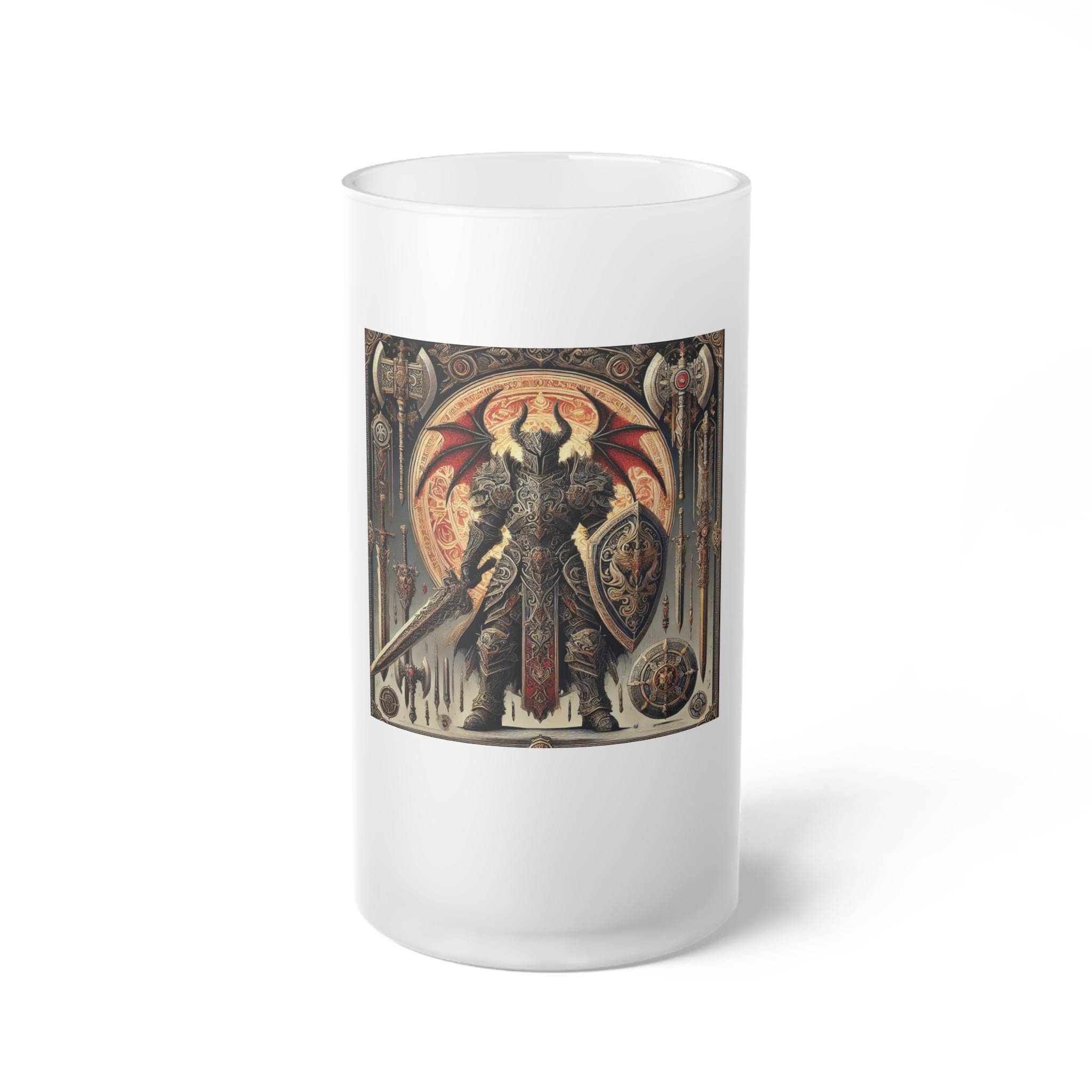 Fighter Frosted Glass Beer Mug glass, photo 4 of 6