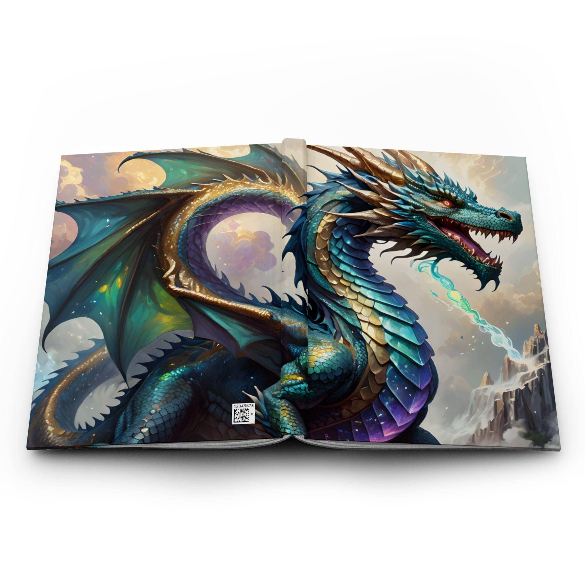 Perfect gift for the tabletop roleplaying enthusiast in your life, this unique canvas print combines fantasy and magic elements to create an immersive experience, printed on a journal