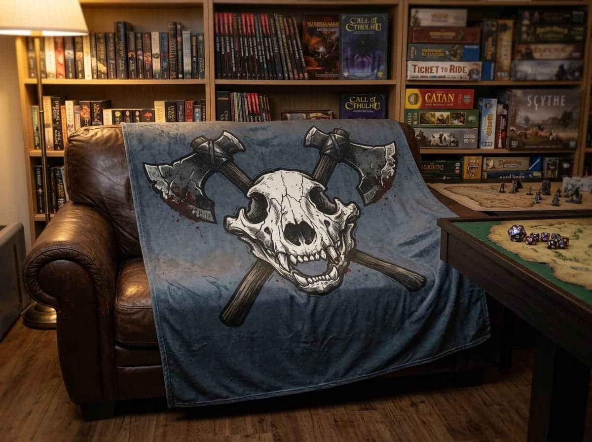 Barbarian's Battle Standard Blanket