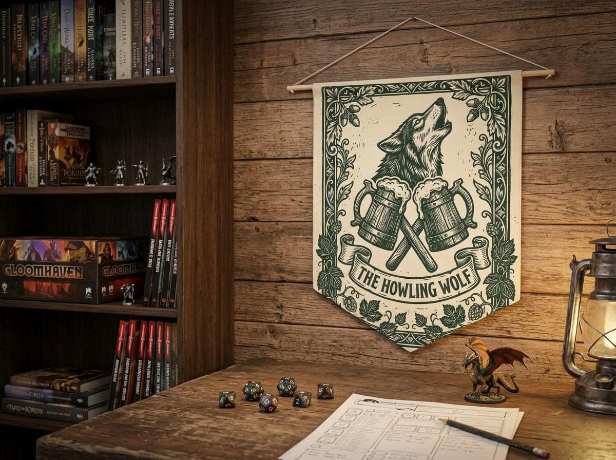 DnD Tavern Pennant