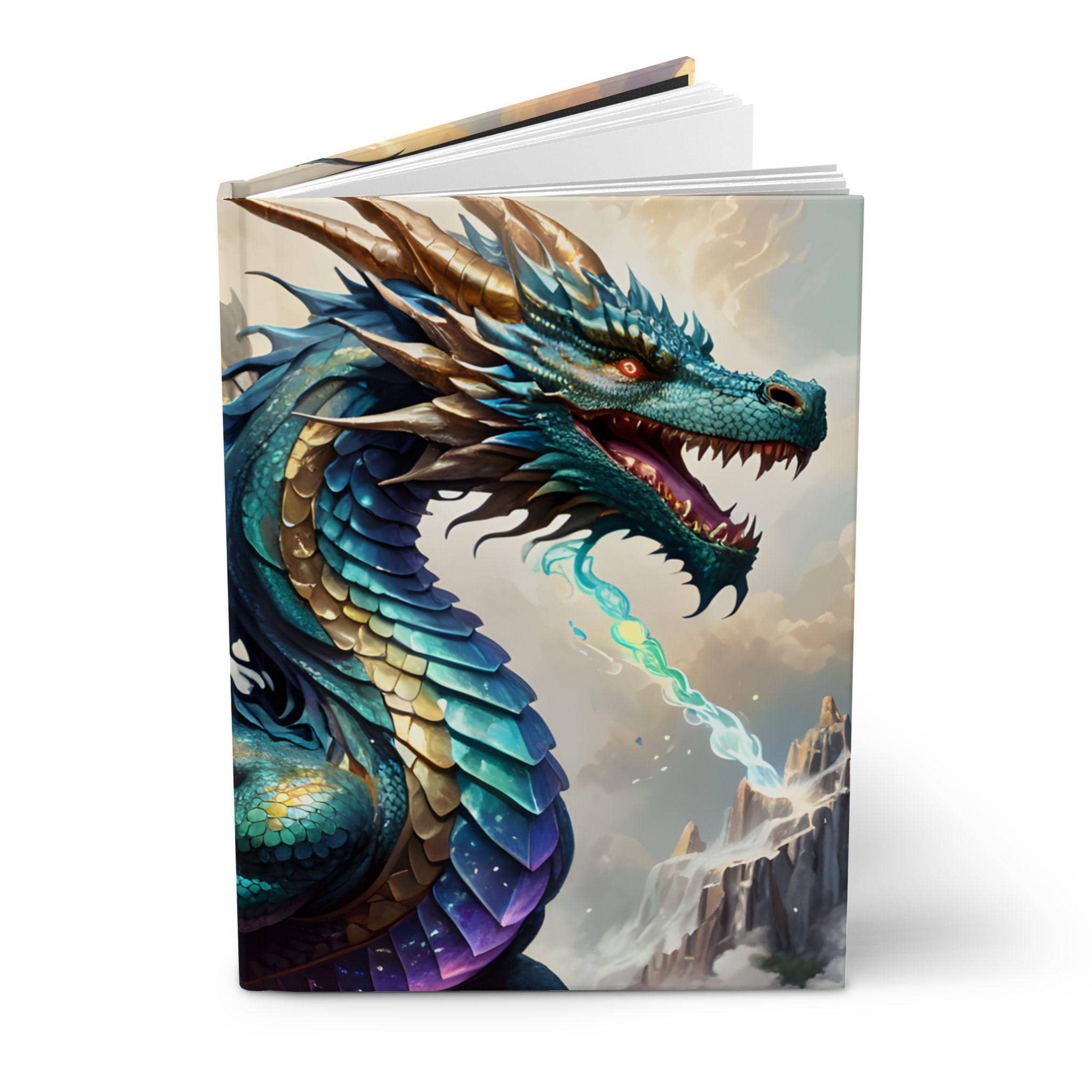 Perfect gift for the tabletop roleplaying enthusiast in your life, this unique canvas print combines fantasy and magic elements to create an immersive experience, printed on a journal, opened